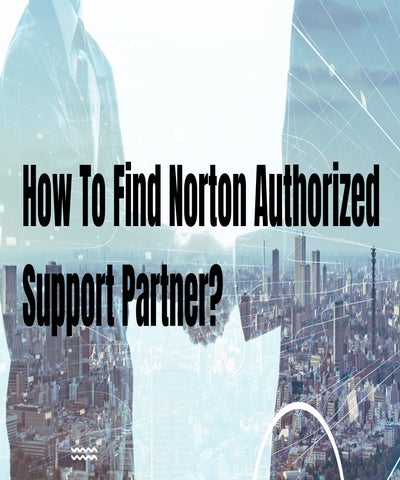 Norton Authorized Support Partner